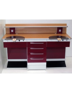 JEB- MESA LABORATORIO DENTAL MOD. ELITE 2 PUESTOS