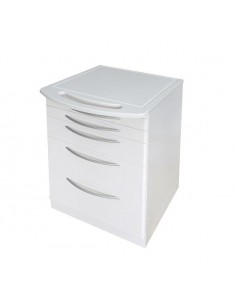 ZILFOR- CARRITO EXTRAIBLE RODANTE CON CAJONES Y BANDEJAS